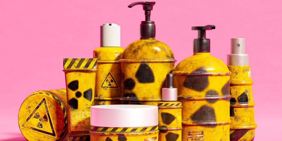 cosmetics containing dangerous components